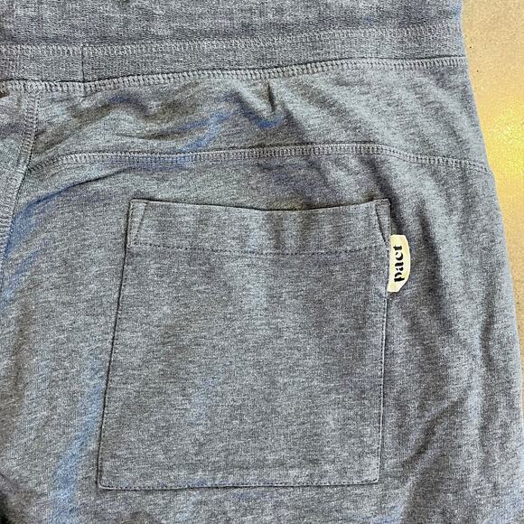 Pact organic cotton blue lounger wide leg high rise pants womens XL soft casual - Picture 7 of 7